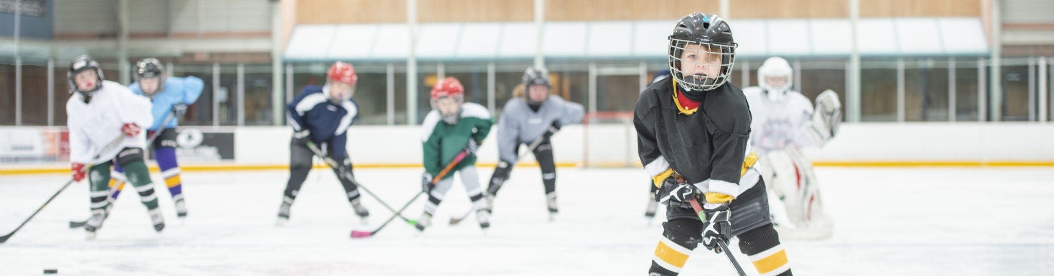 Rec Centres Steps to Success Kids Playing Hockey